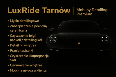 LuxRide Tarnów | Mobilny Detailing Premium